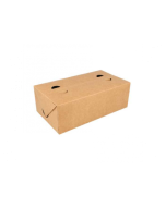 Kraft take away vouwdoos 2L/13x23x8cm