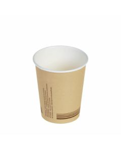 Papieren plasticvrije koffiebeker 7oz/210ml/75mm Ø