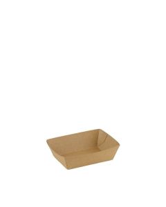 FSC® kraft/PLA coated snackbakje 94x65x35mm A7